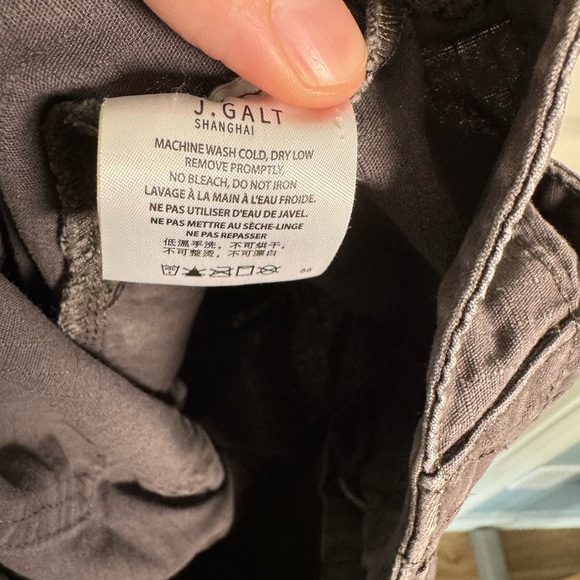 J. Galt Brandy Melville Grey Cargo Utility Style Pants Low Rise Womens Size 26 - Picture 9 of 9